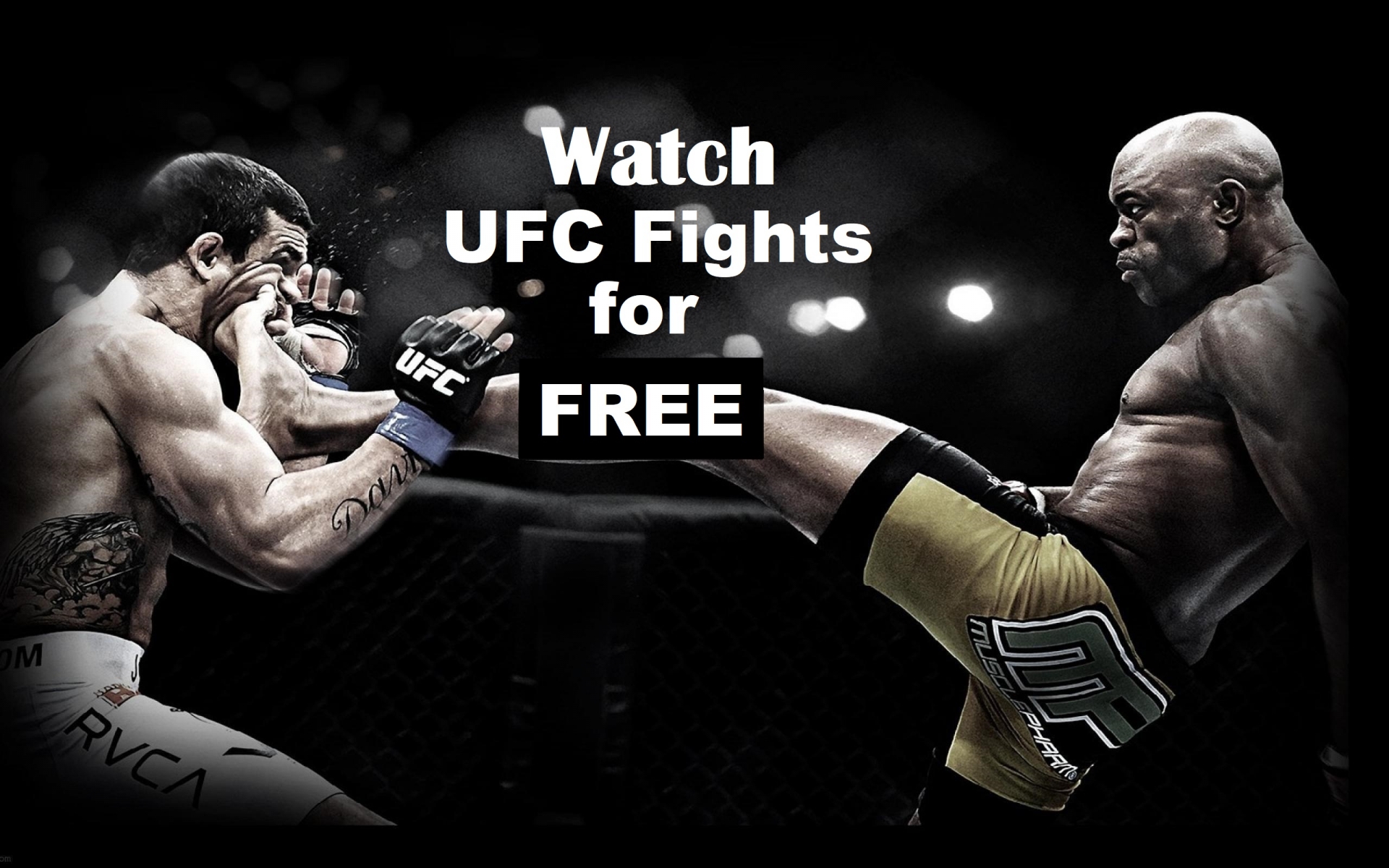 Where can I watch live UFC matches on the internet?